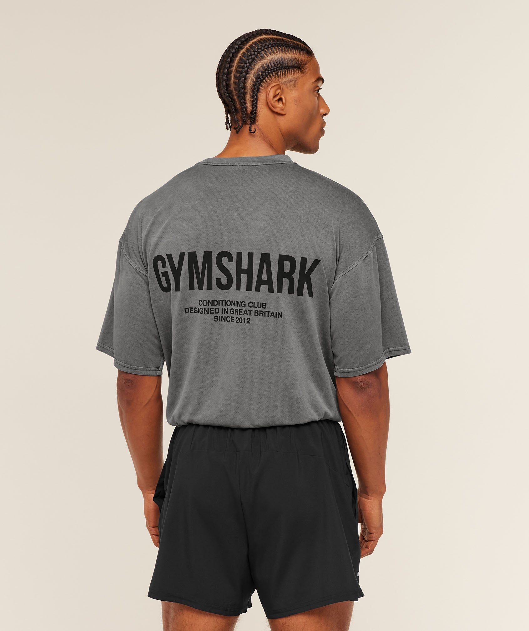 Conditioning Club Washed T-Shirt - Black/Wash — imagem 1