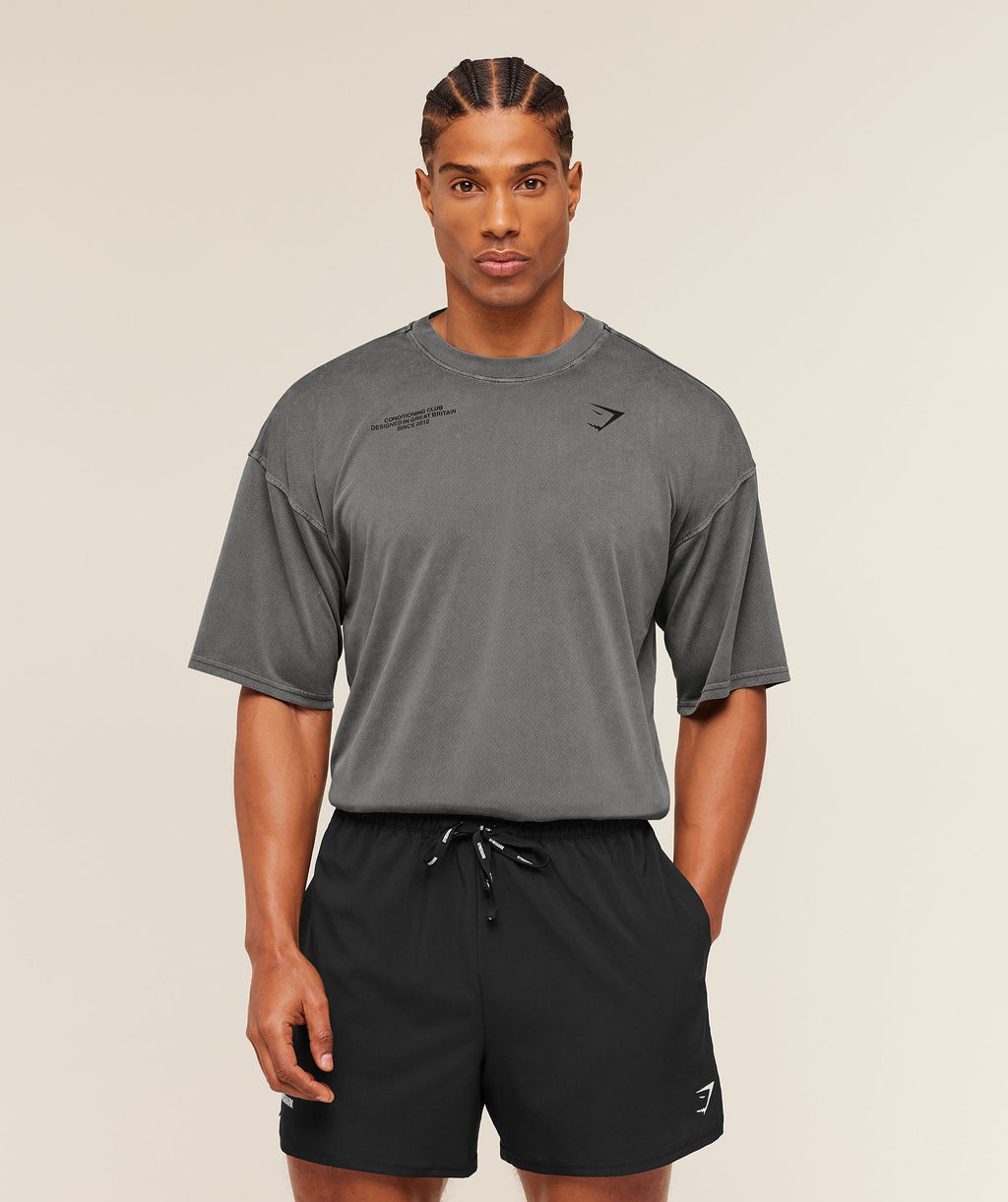Conditioning Club Washed T-Shirt - Black/Wash — imagem 3