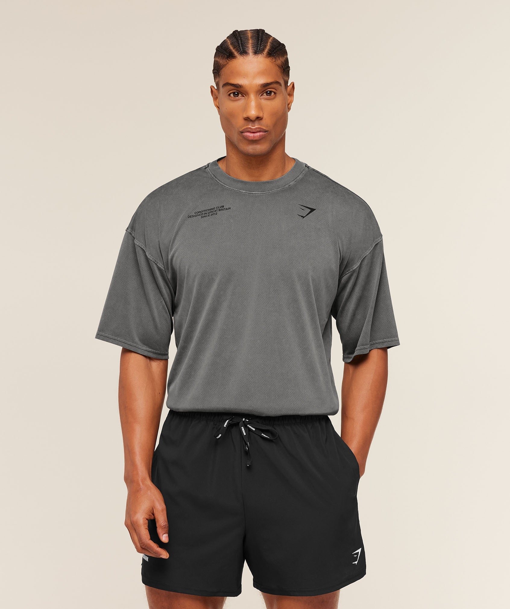 Conditioning Club Washed T-Shirt - Black/Wash — imagem 3