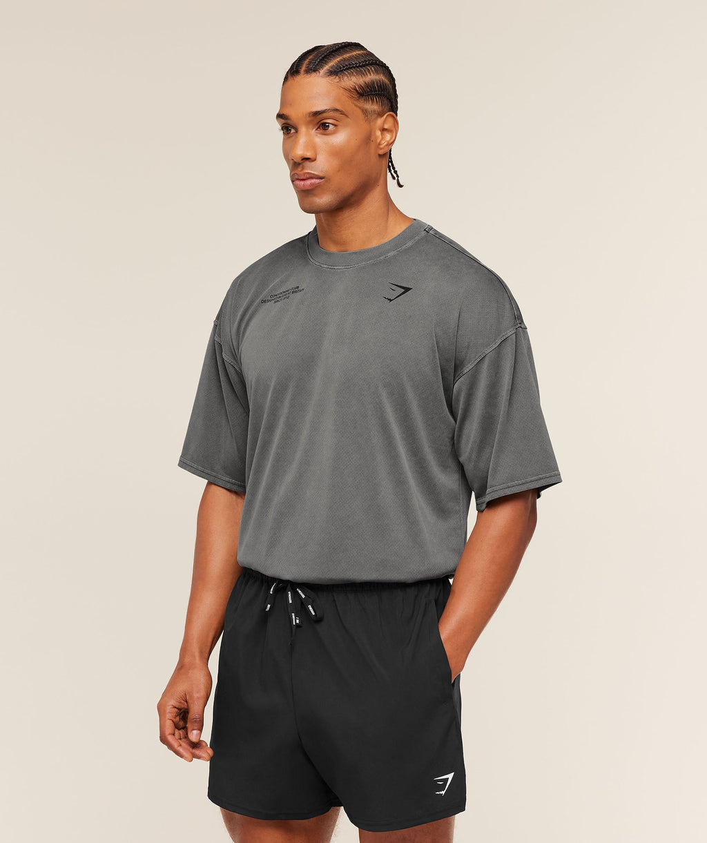 Conditioning Club Washed T-Shirt - Black/Wash — imagem 4