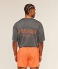 Conditioning Club Washed T-Shirt - Black/Dayglow Peach/Wash — imagem 1
