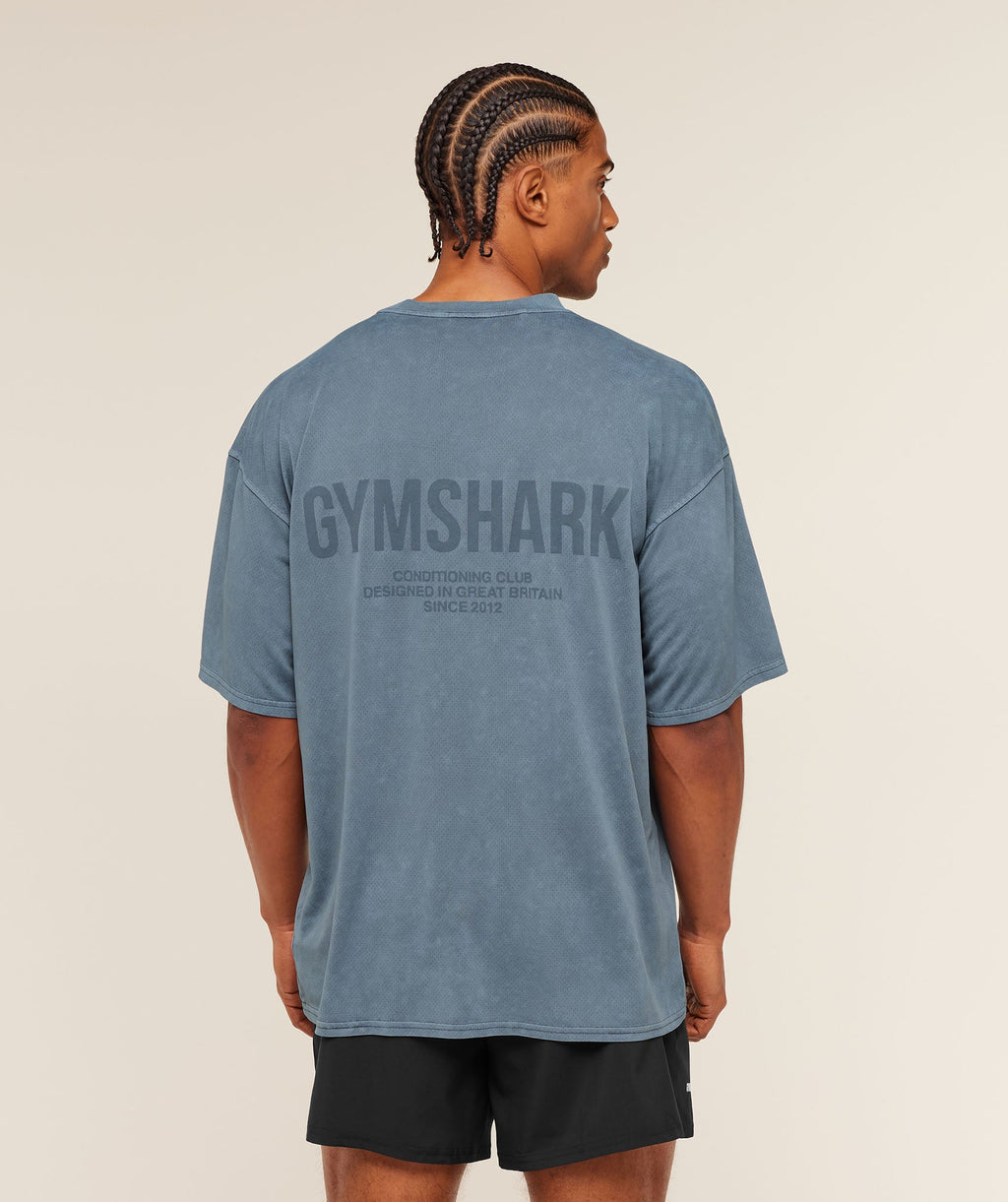 Conditioning Club Washed T-Shirt - Iron Blue/Wash — imagem 7