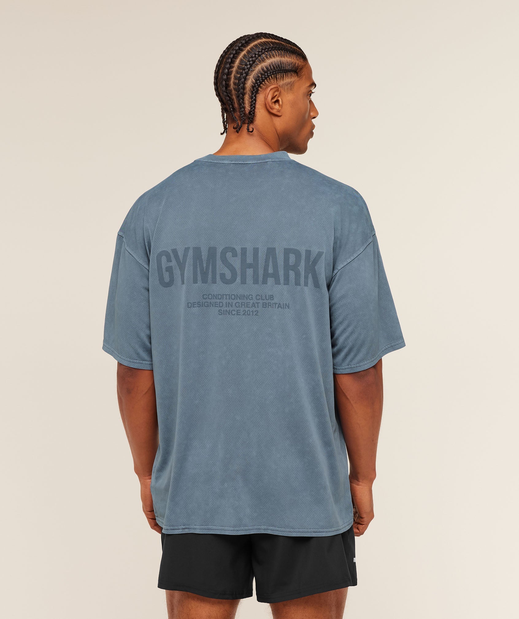 Conditioning Club Washed T-Shirt - Iron Blue/Wash — imagem 7