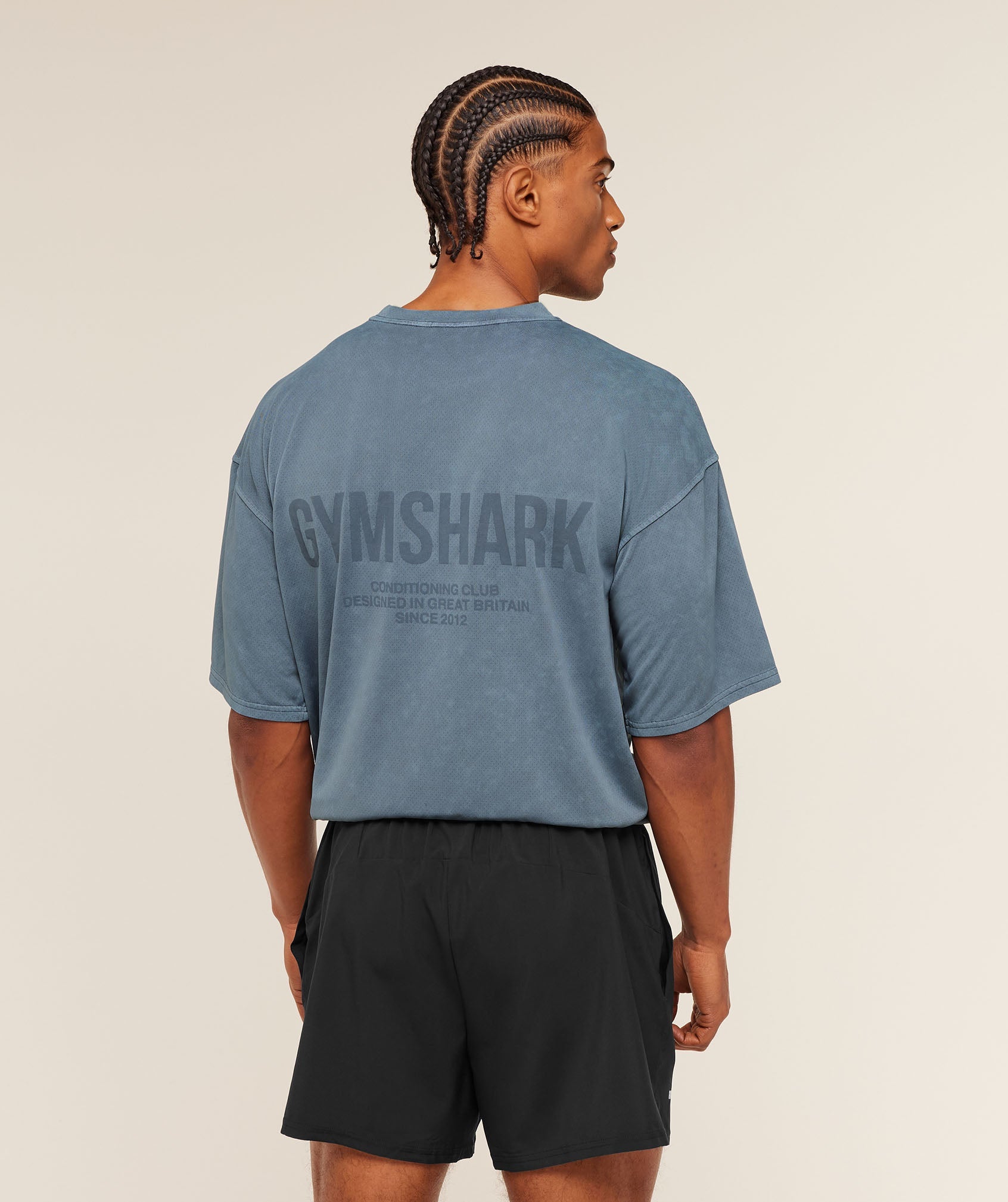 Conditioning Club Washed T-Shirt - Iron Blue/Wash — imagem 1