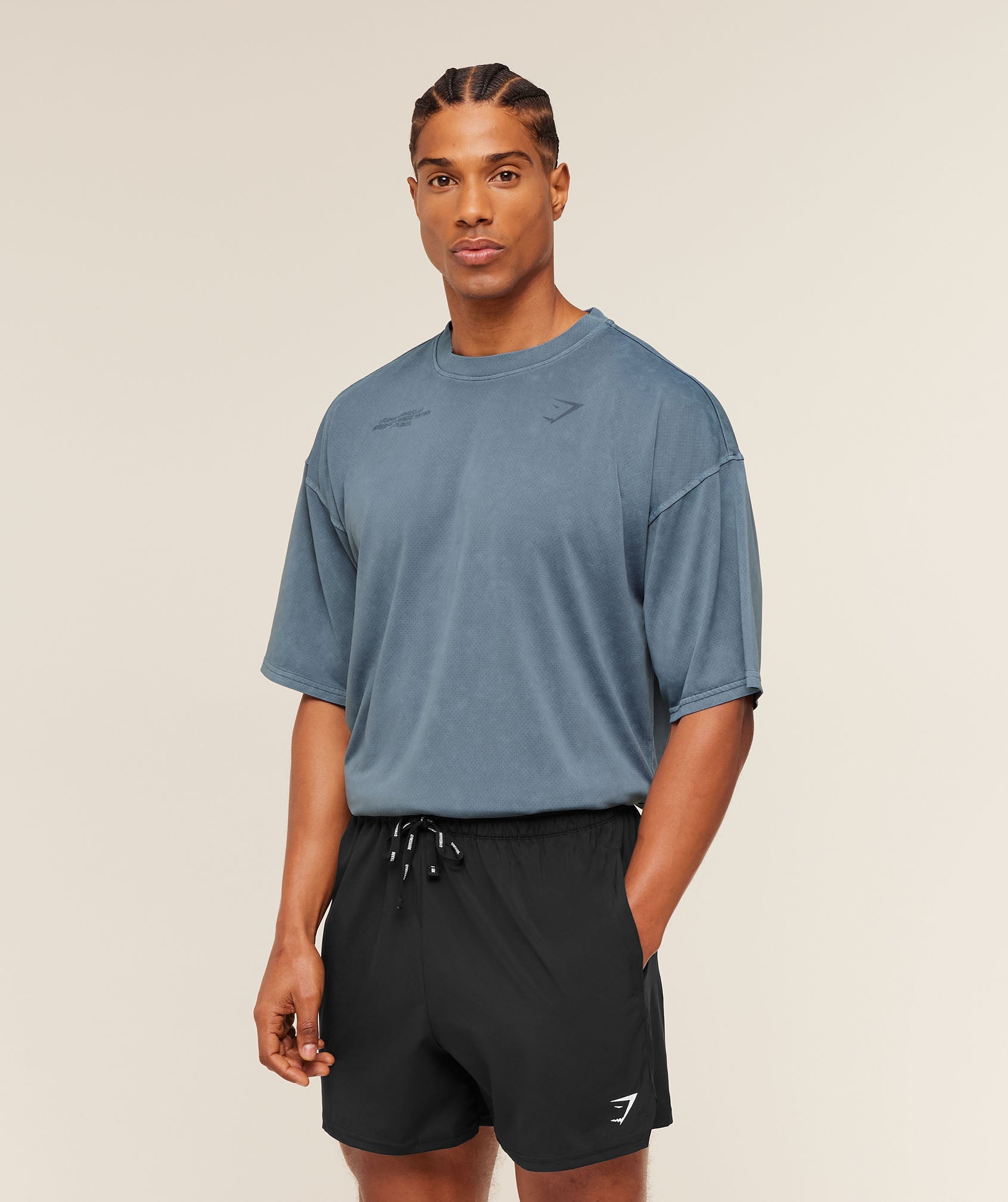 Conditioning Club Washed T-Shirt - Iron Blue/Wash — imagem 4