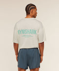 Conditioning Club Washed T-Shirt - Soft White/Pop Turquoise/Wash — imagem 1