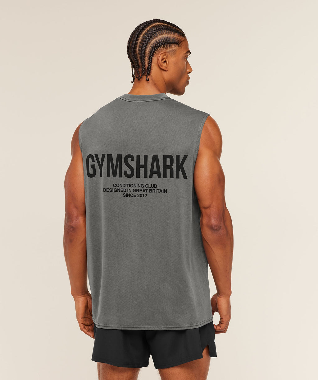 Conditioning Club Washed Tank - Black/Wash — imagem 7