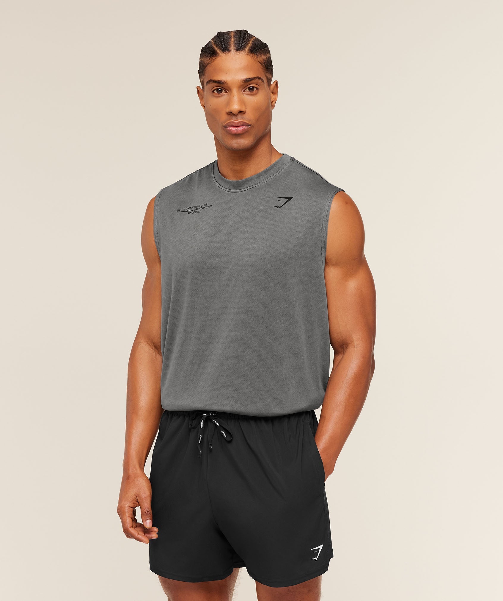 Conditioning Club Washed Tank - Black/Wash — imagem 4
