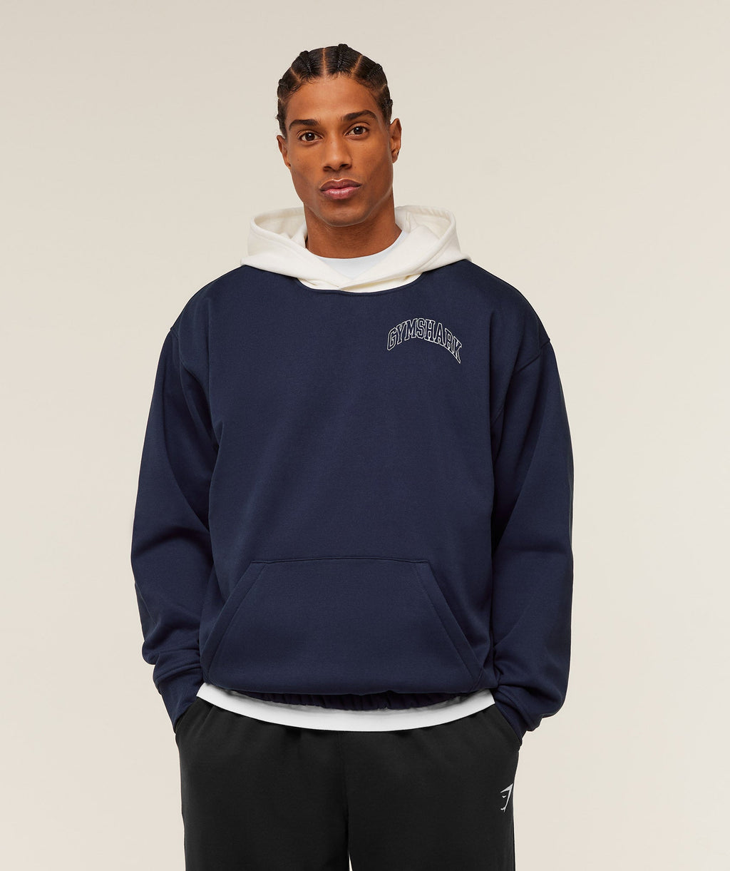 Collegiate Tech Hoodie - Heavy Blue — imagem 1