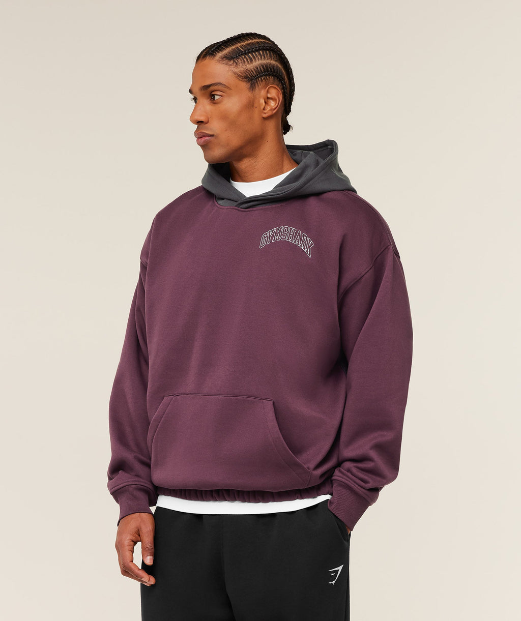 Collegiate Tech Hoodie - GS Impact Burgundy — imagem 3