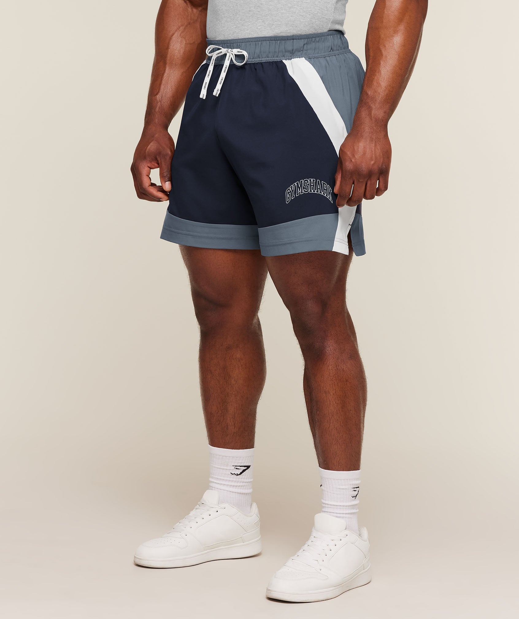 Collegiate Tech Shorts - Iron Blue — imagem 4