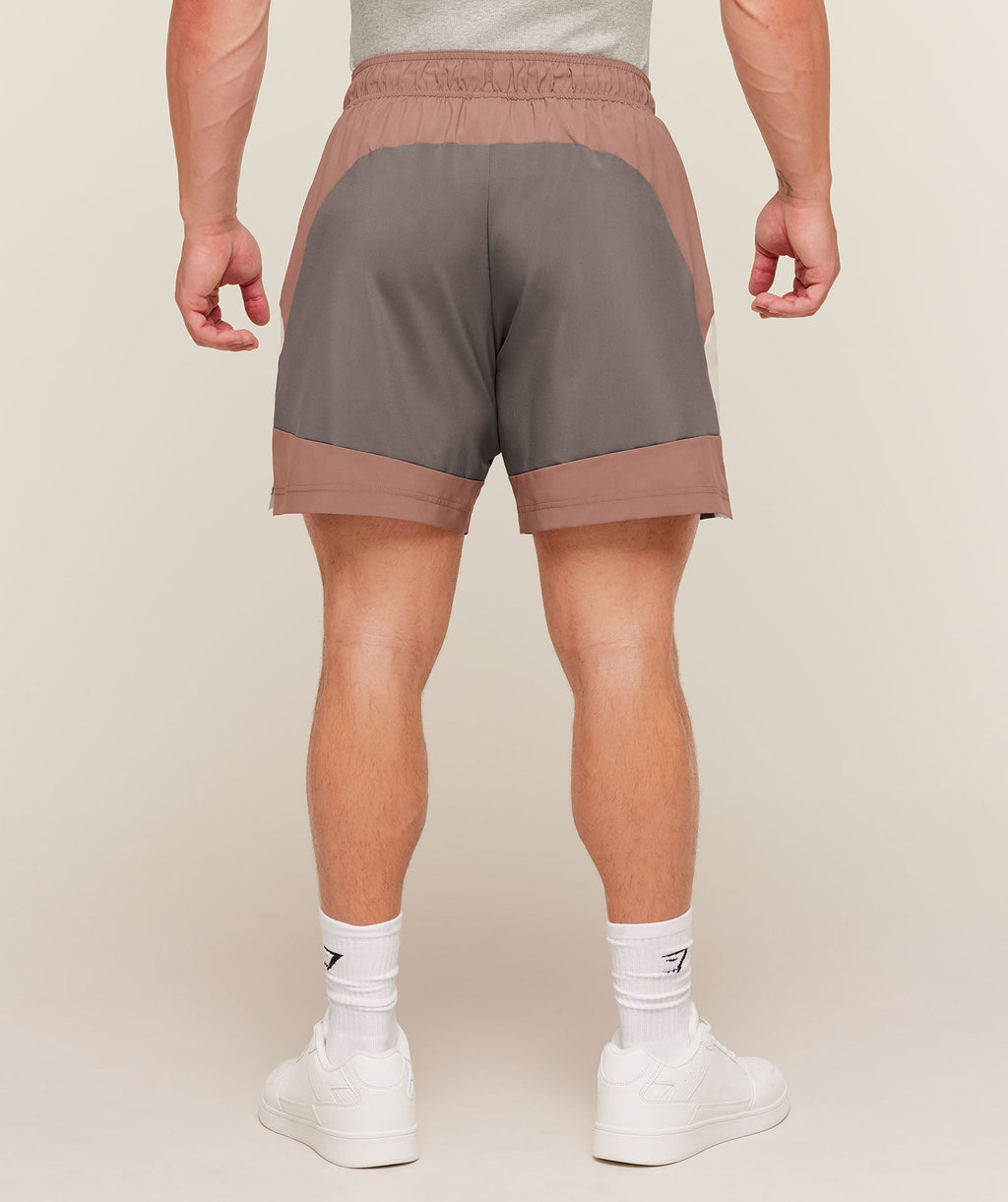 Collegiate Tech Shorts - Taupe Brown — imagem 2