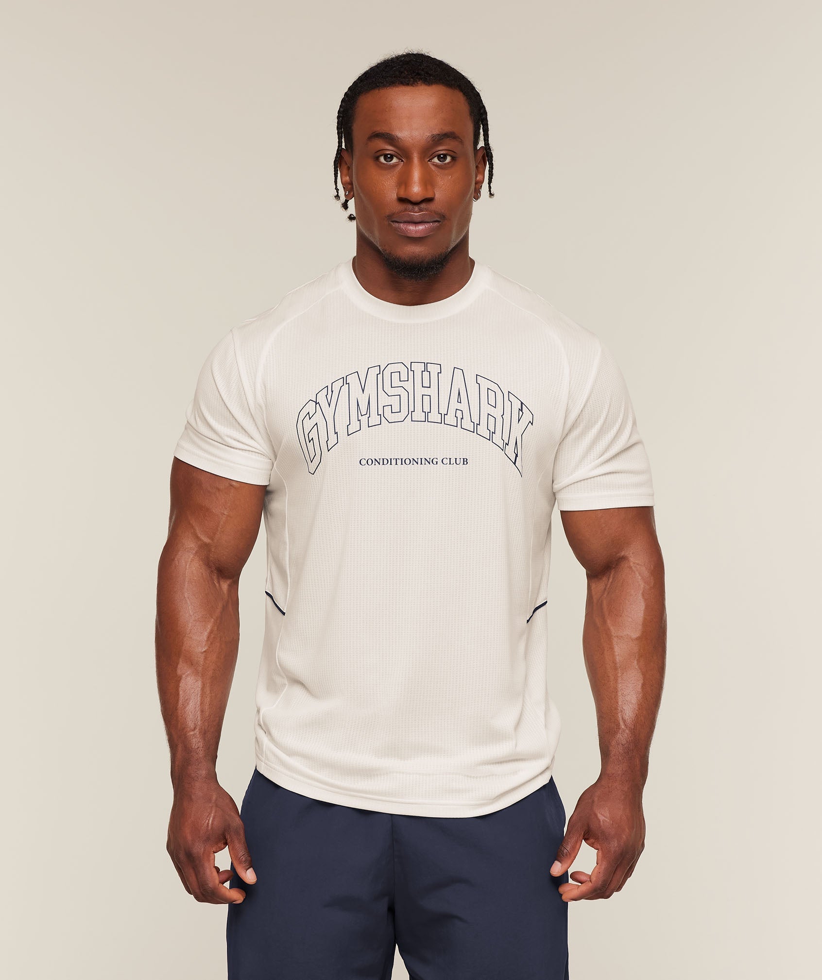 Collegiate Tech T-Shirt - Soft White — imagem 1