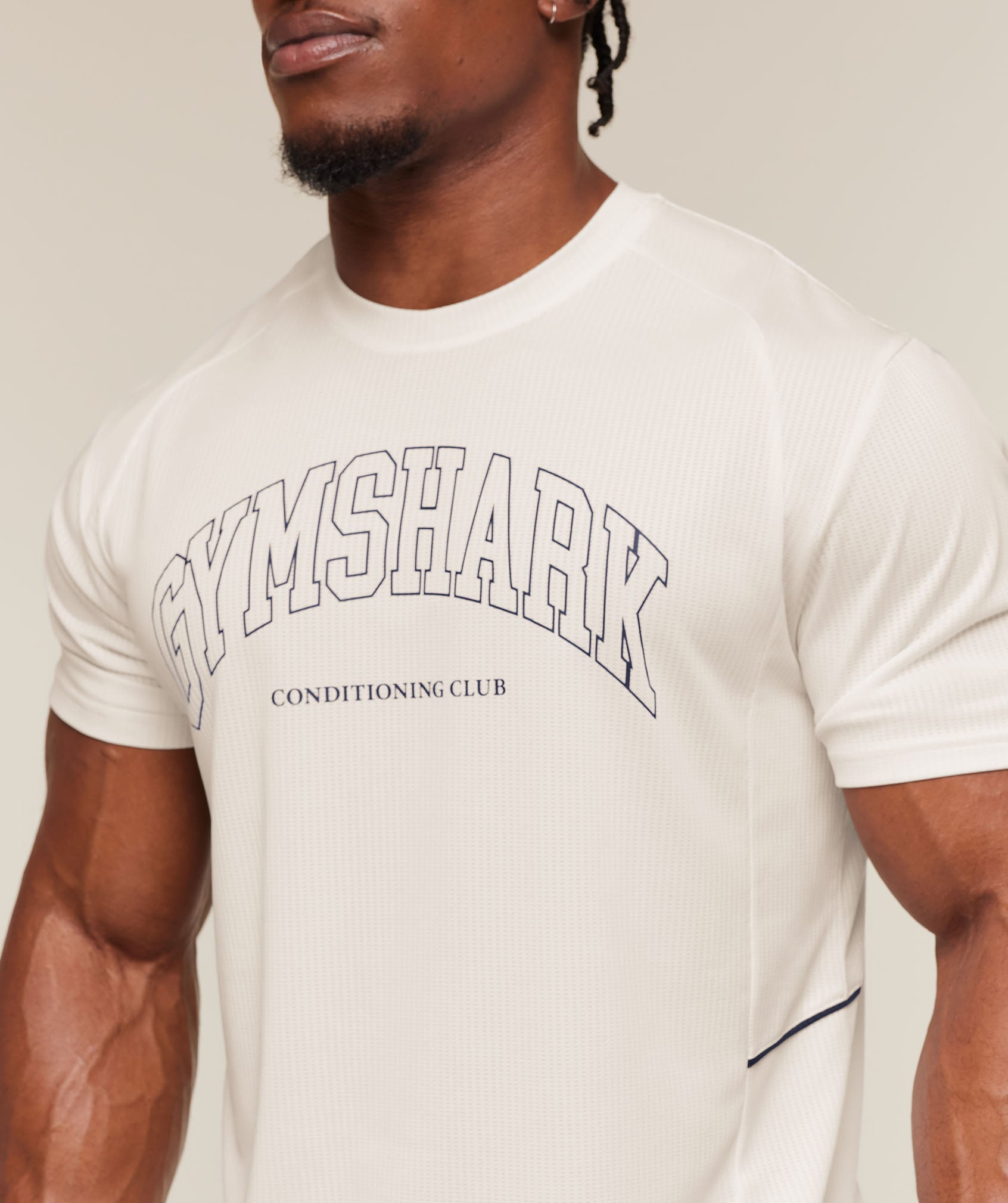 Collegiate Tech T-Shirt - Soft White — imagem 5