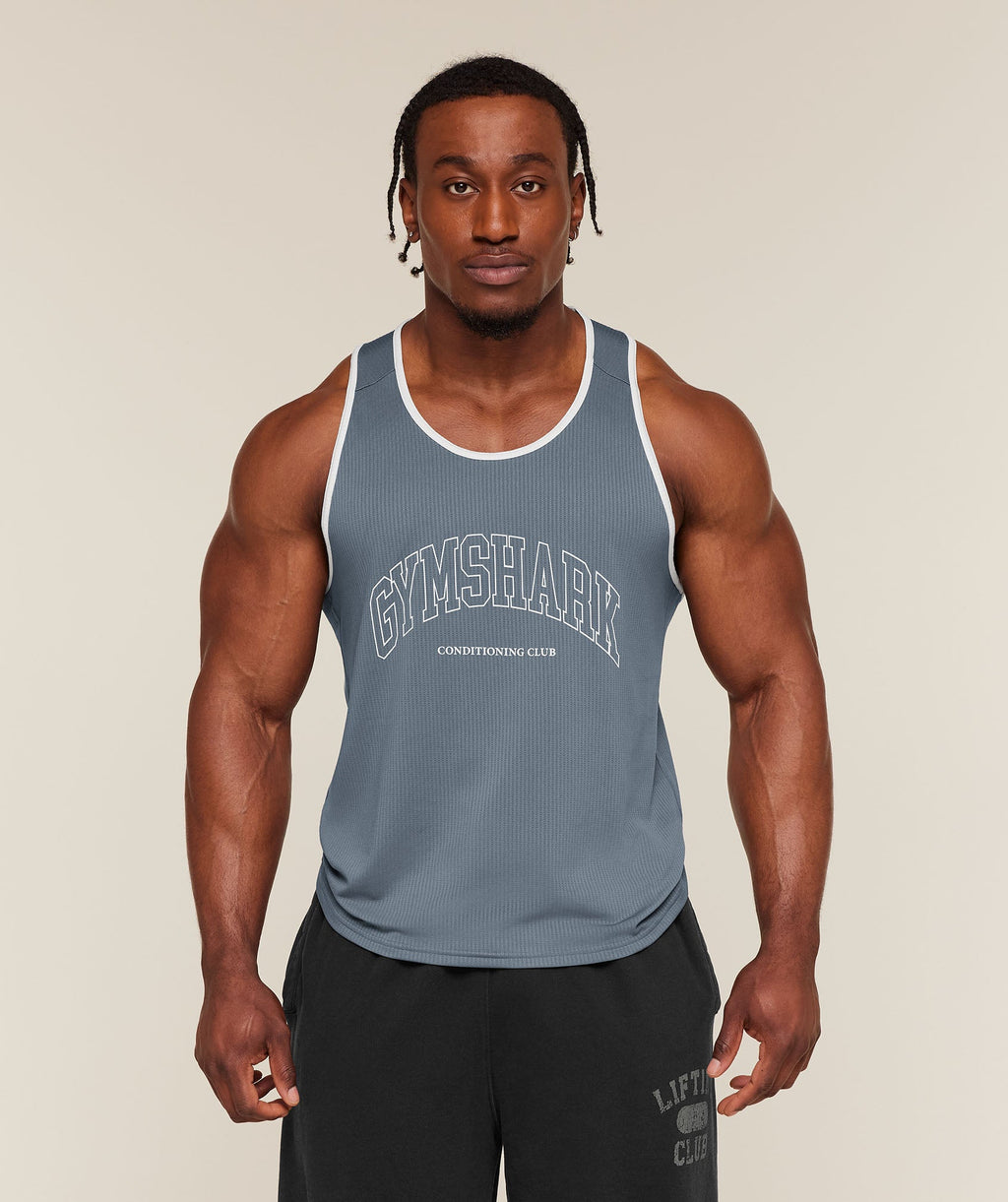 Collegiate Tech Tank - Iron Blue — imagem 1