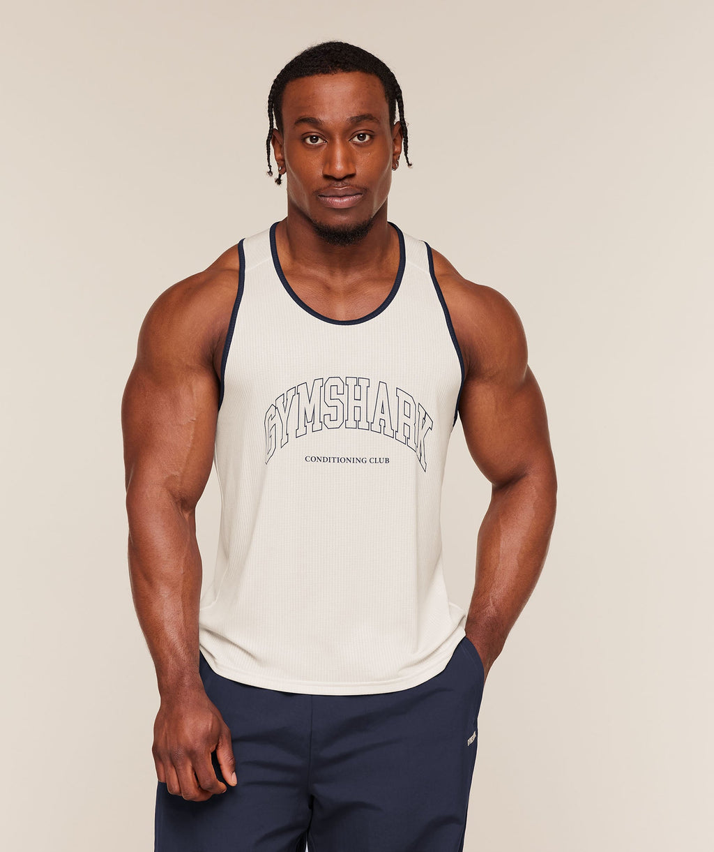 Collegiate Tech Tank - Soft White — imagem 1