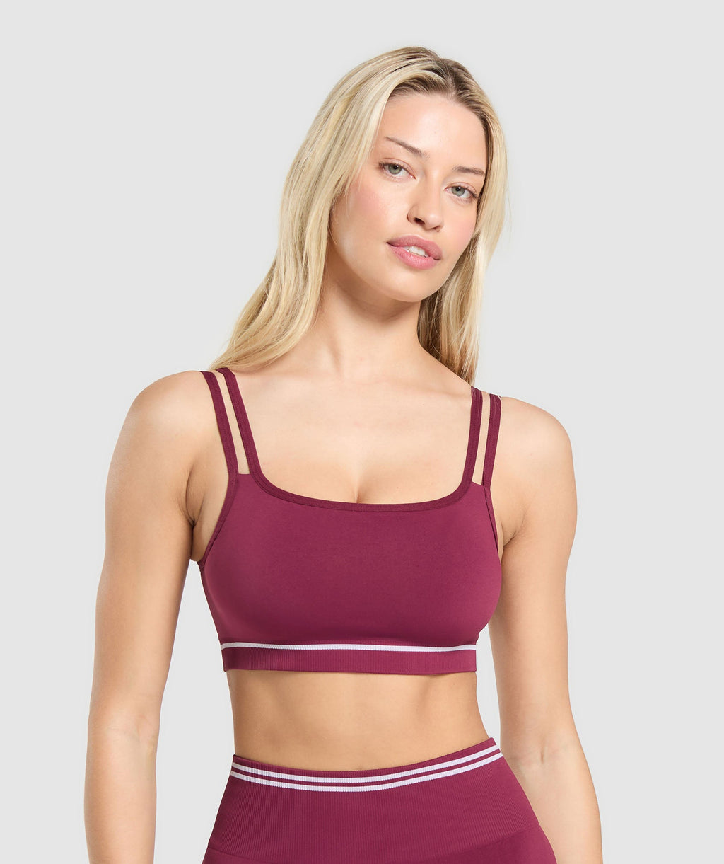 Contrast Seamless Sports Bra - Strong Pink — imagem 1