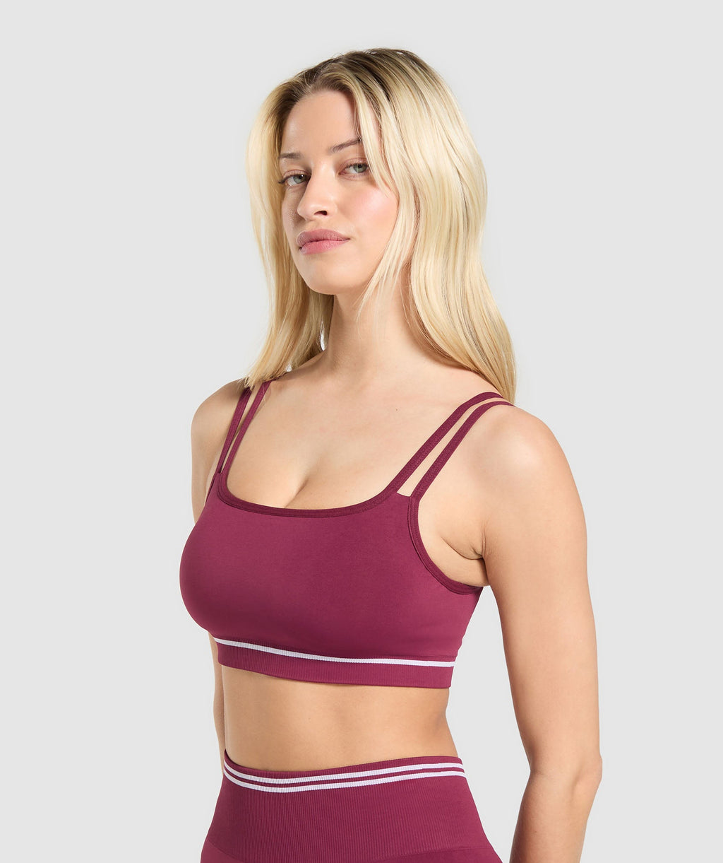 Contrast Seamless Sports Bra - Strong Pink — imagem 3