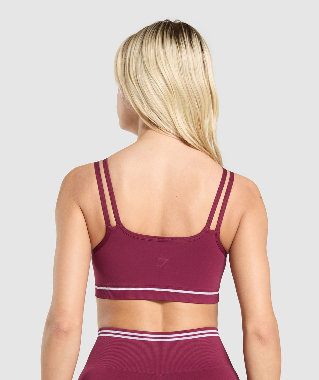 Contrast Seamless Sports Bra - Strong Pink — imagem 2