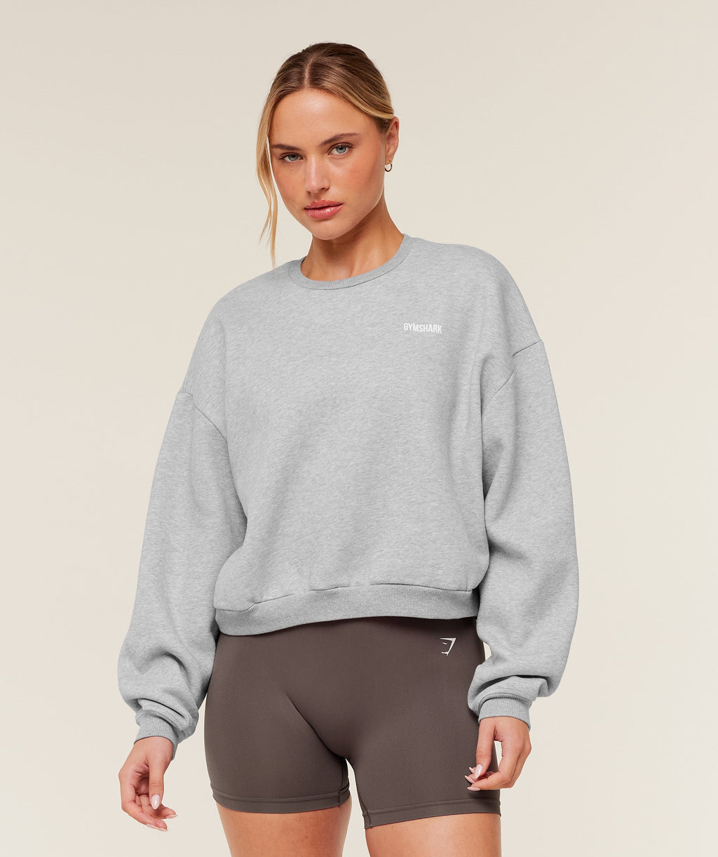 Cosy Luxe Sweatshirt - Bros Soft Grey Marl — imagem 1