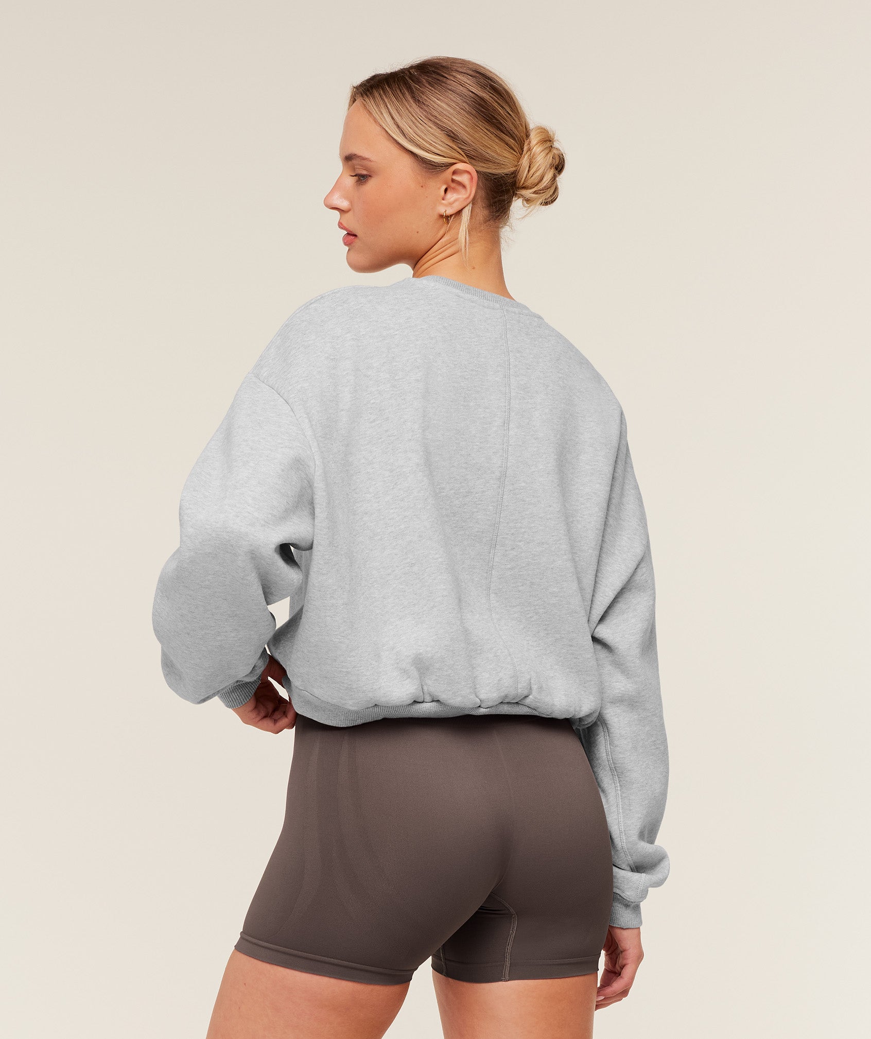 Cosy Luxe Sweatshirt - Bros Soft Grey Marl — imagem 2