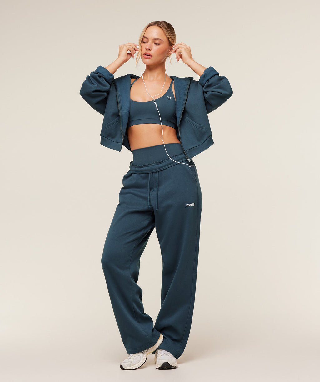 Cosy Luxe Straight Leg Regular Joggers - GS Stealth Blue — imagem 4