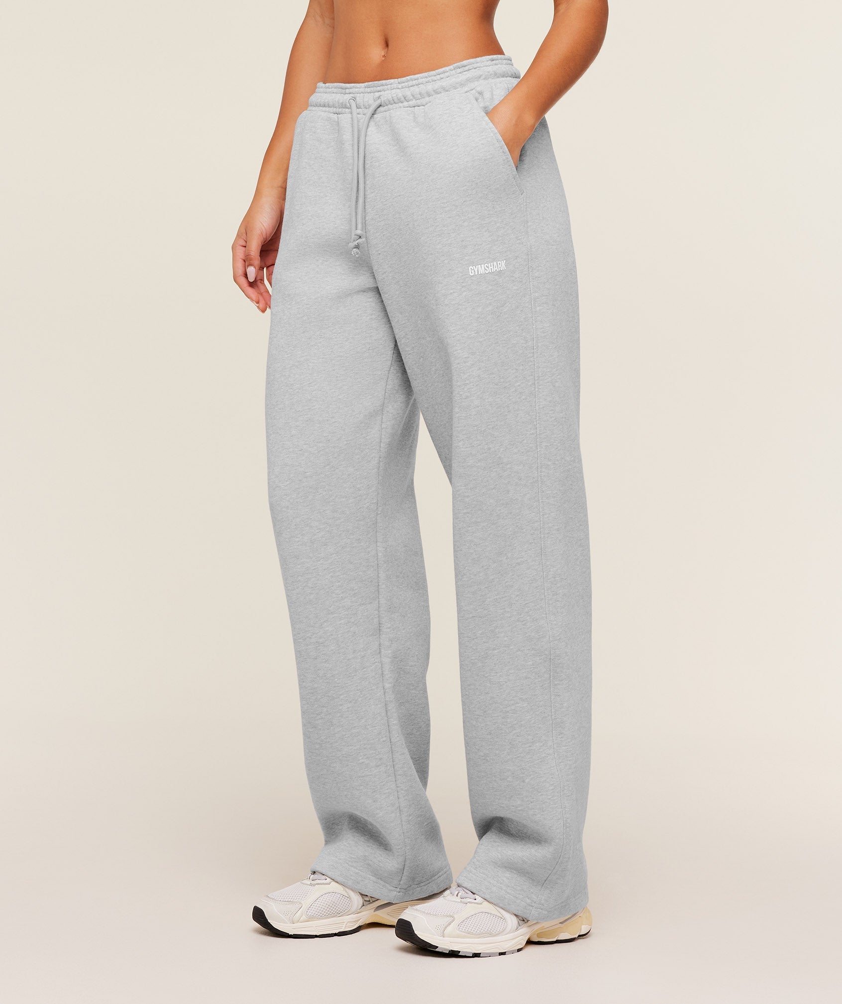 Cosy Luxe Straight Leg Tall Joggers - Bros Soft Grey Marl — imagem 3