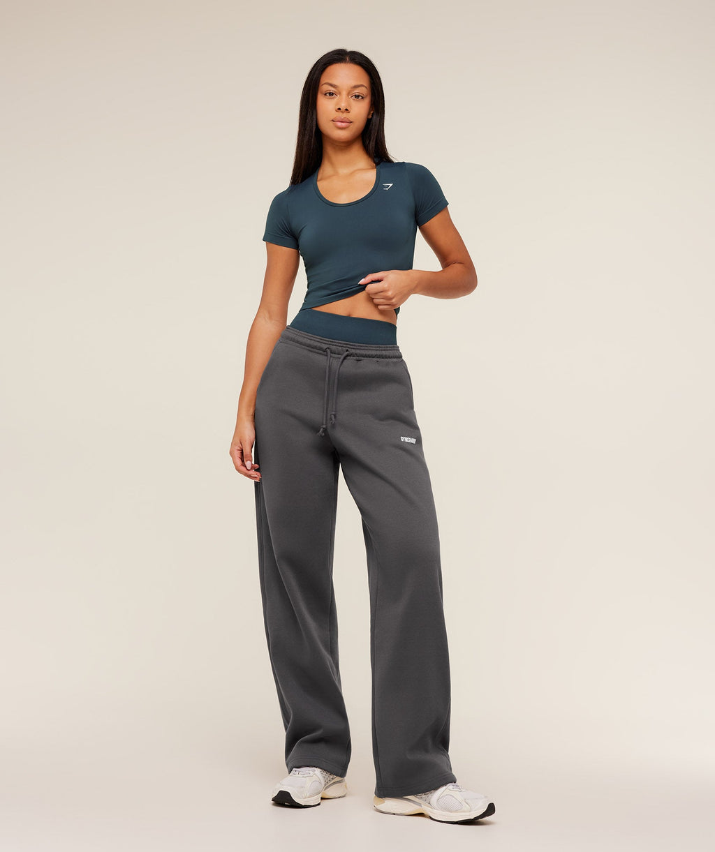 Cosy Luxe Straight Leg Tall Joggers - Onyx Grey — imagem 4
