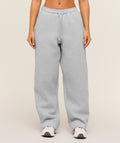 Cosy Luxe Straight Leg Short Joggers - Bros Soft Grey Marl — imagem 1