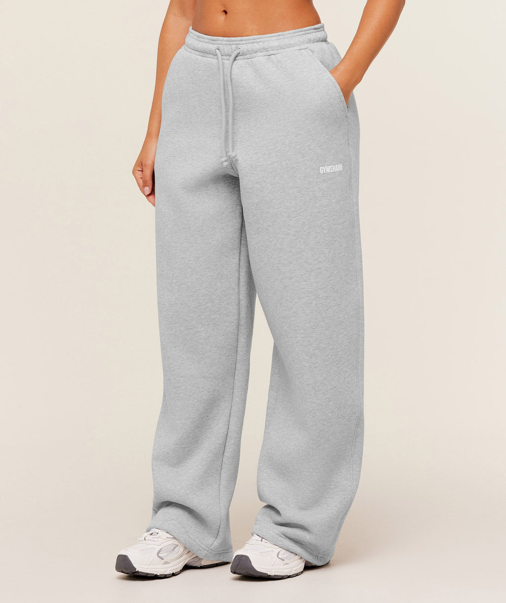 Cosy Luxe Straight Leg Short Joggers - Bros Soft Grey Marl — imagem 3
