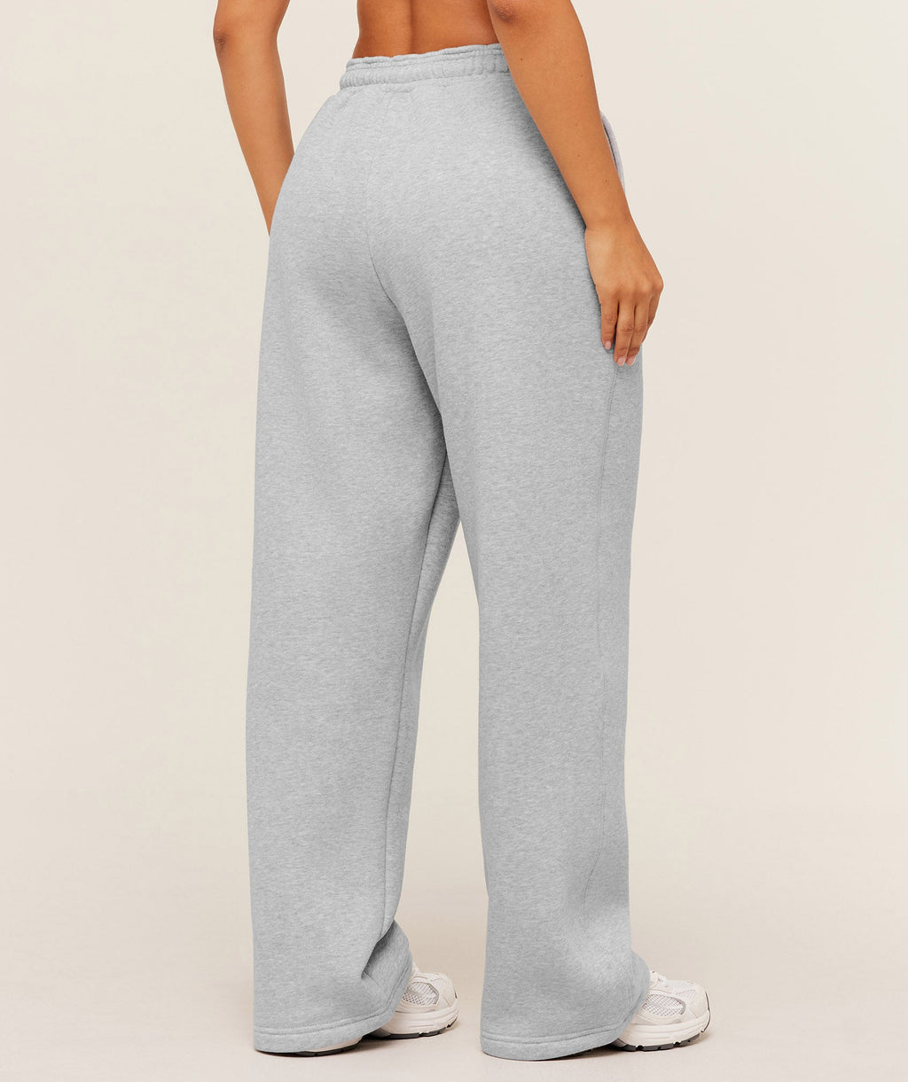 Cosy Luxe Straight Leg Short Joggers - Bros Soft Grey Marl — imagem 2