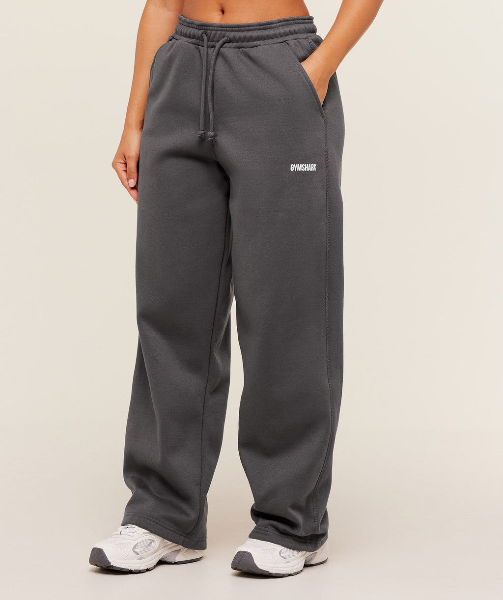 Cosy Luxe Straight Leg Short Joggers - Onyx Grey — imagem 3