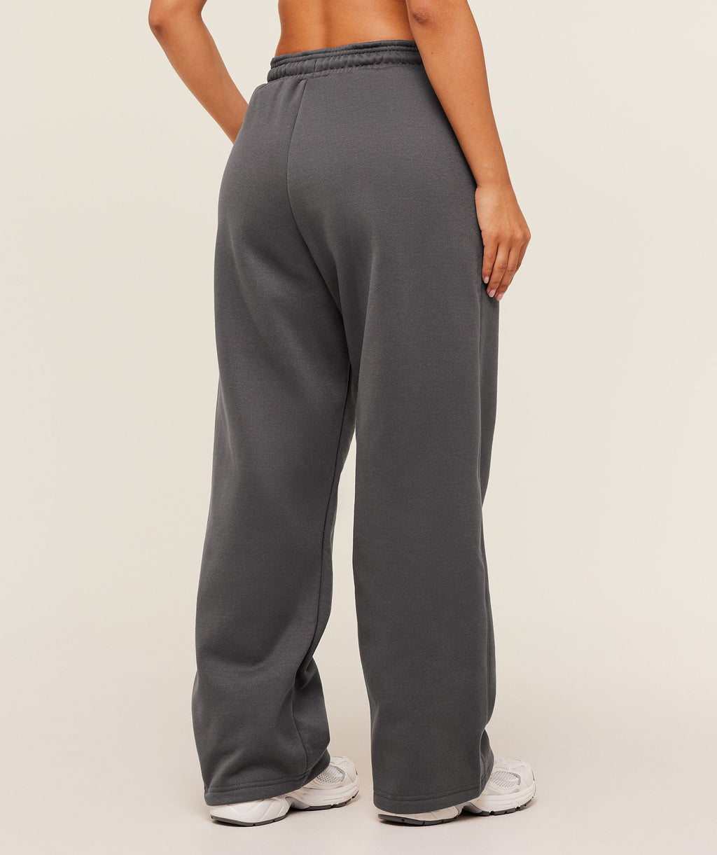 Cosy Luxe Straight Leg Short Joggers - Onyx Grey — imagem 2