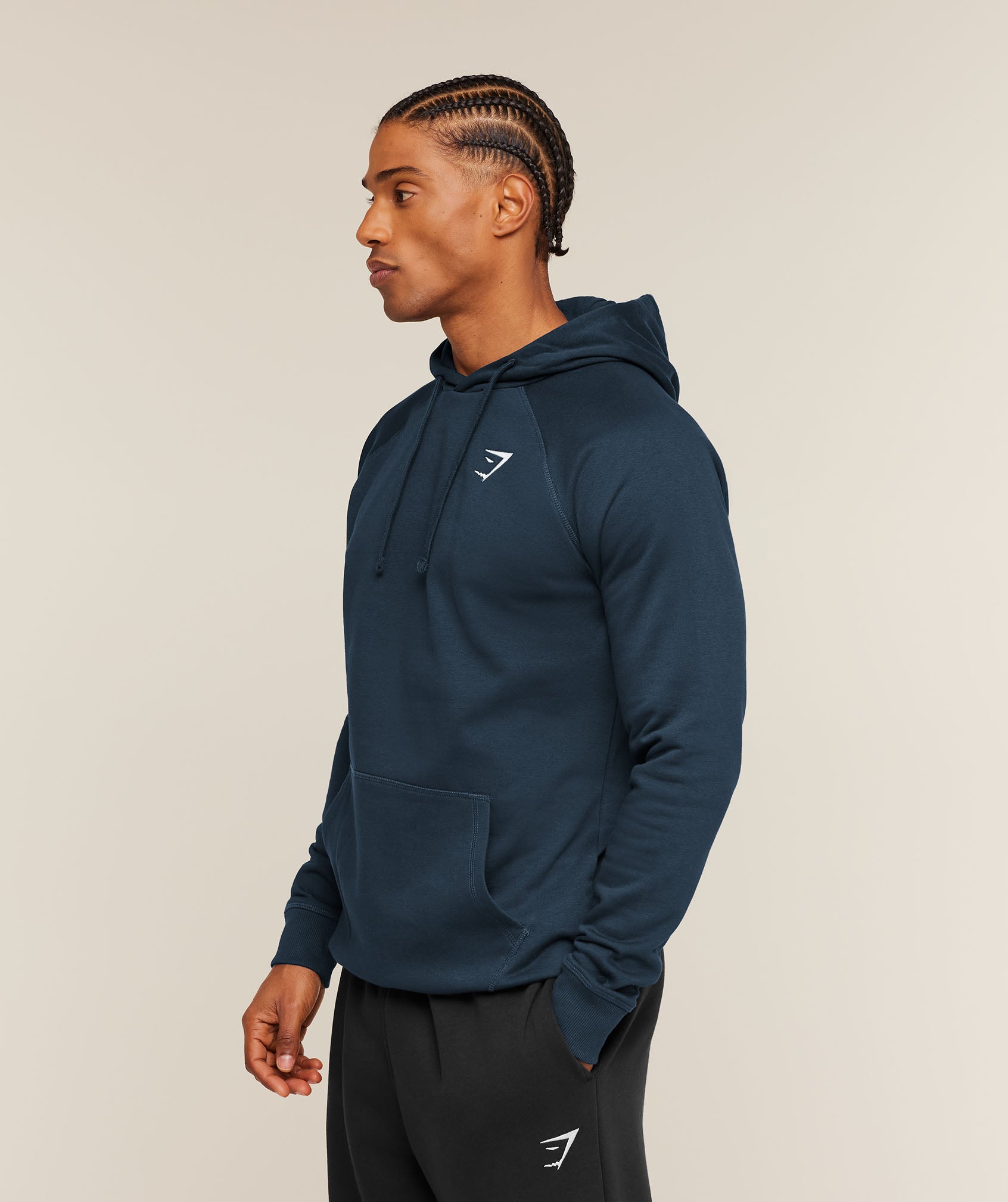 Crest Hoodie - Navy — imagem 3