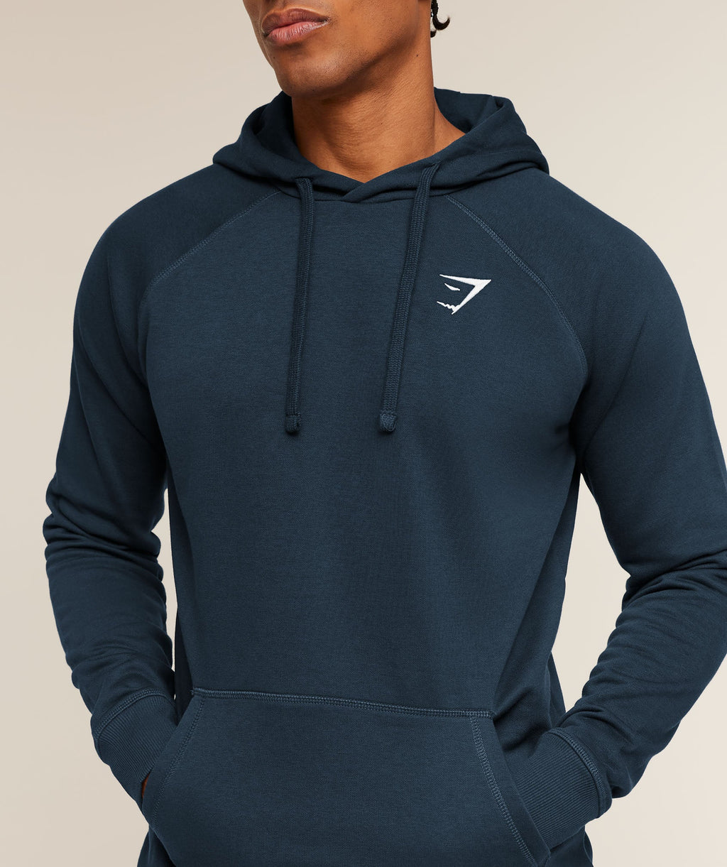 Crest Hoodie - Navy — imagem 4