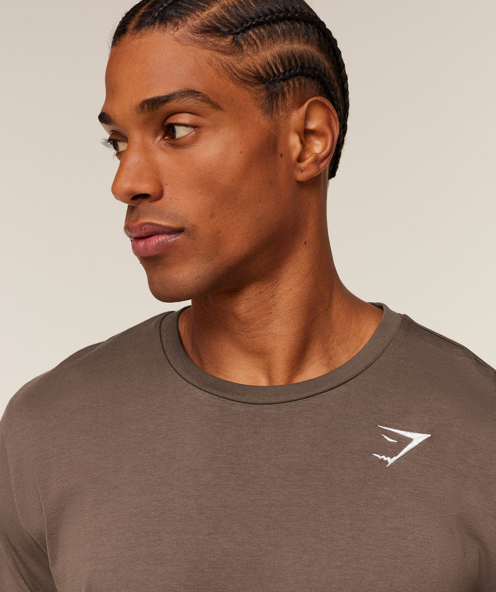Crest Long Sleeve T-Shirt - Soft Brown — imagem 5