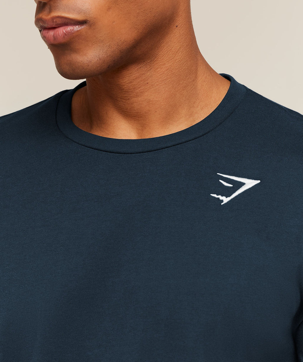 Crest Long Sleeve T-Shirt - Navy — imagem 5