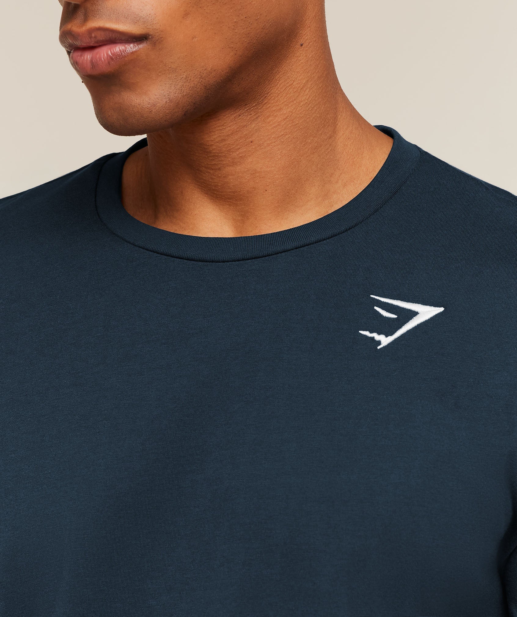 Crest Long Sleeve T-Shirt - Navy — imagem 5
