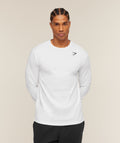 Crest Long Sleeve T-Shirt - White — imagem 1