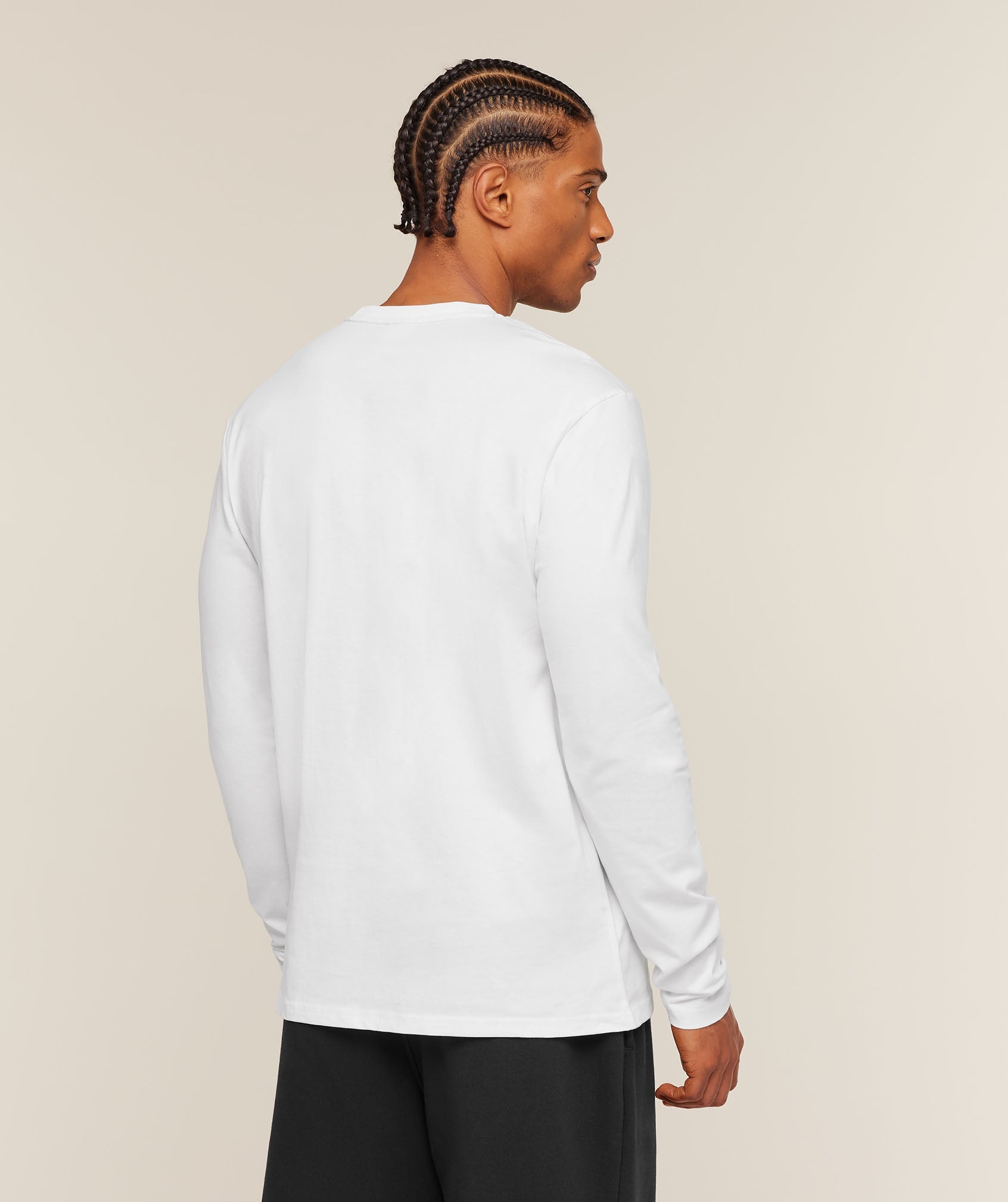 Crest Long Sleeve T-Shirt - White — imagem 2