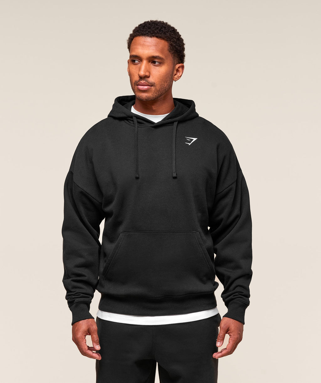 Crest Oversized Hoodie - Black — imagem 1