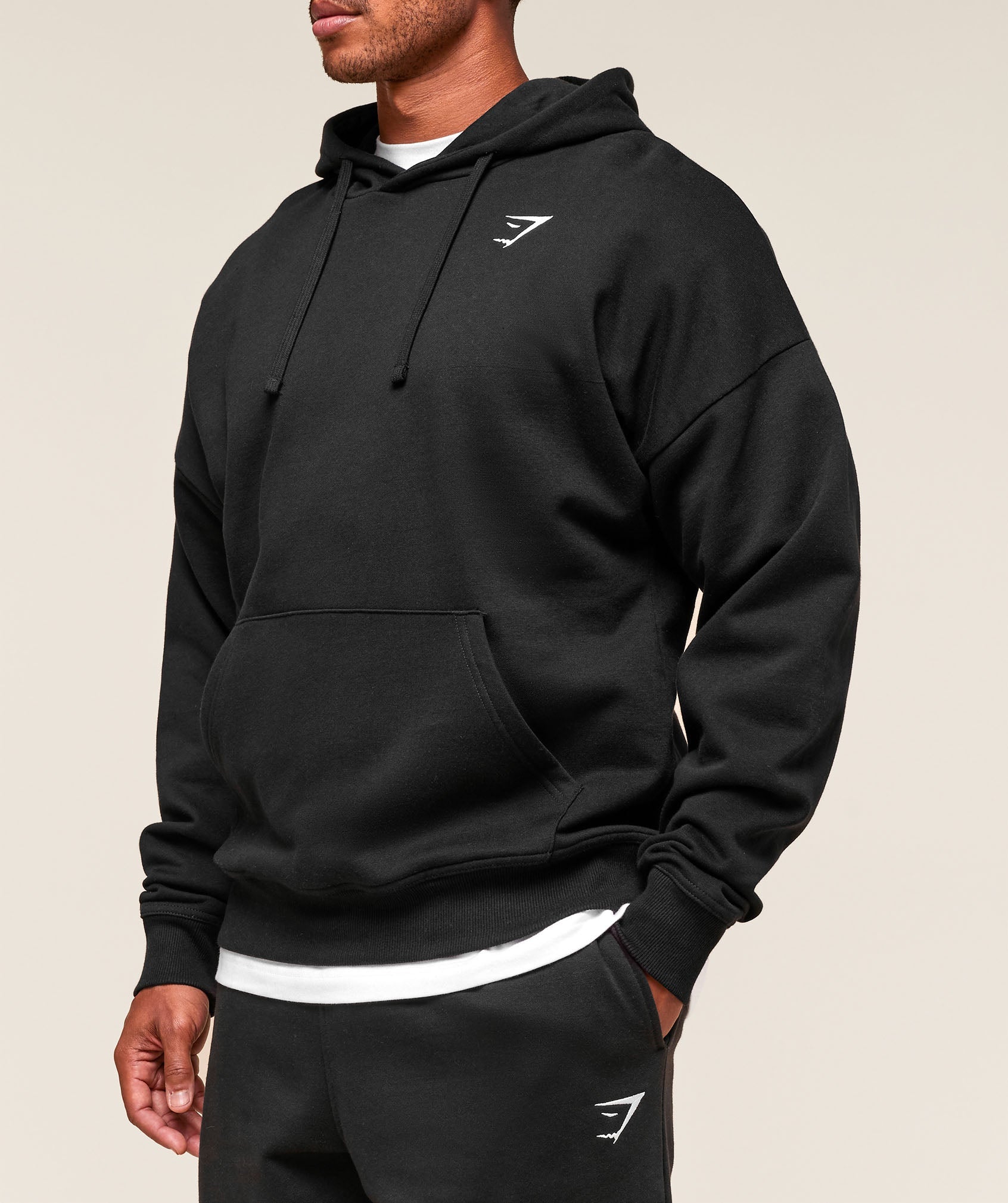 Crest Oversized Hoodie - Black — imagem 3