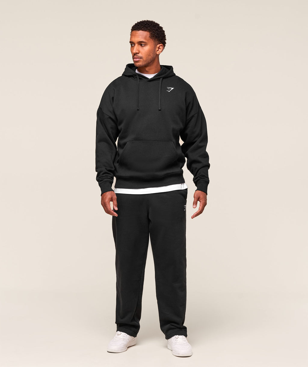 Crest Oversized Hoodie - Black — imagem 4