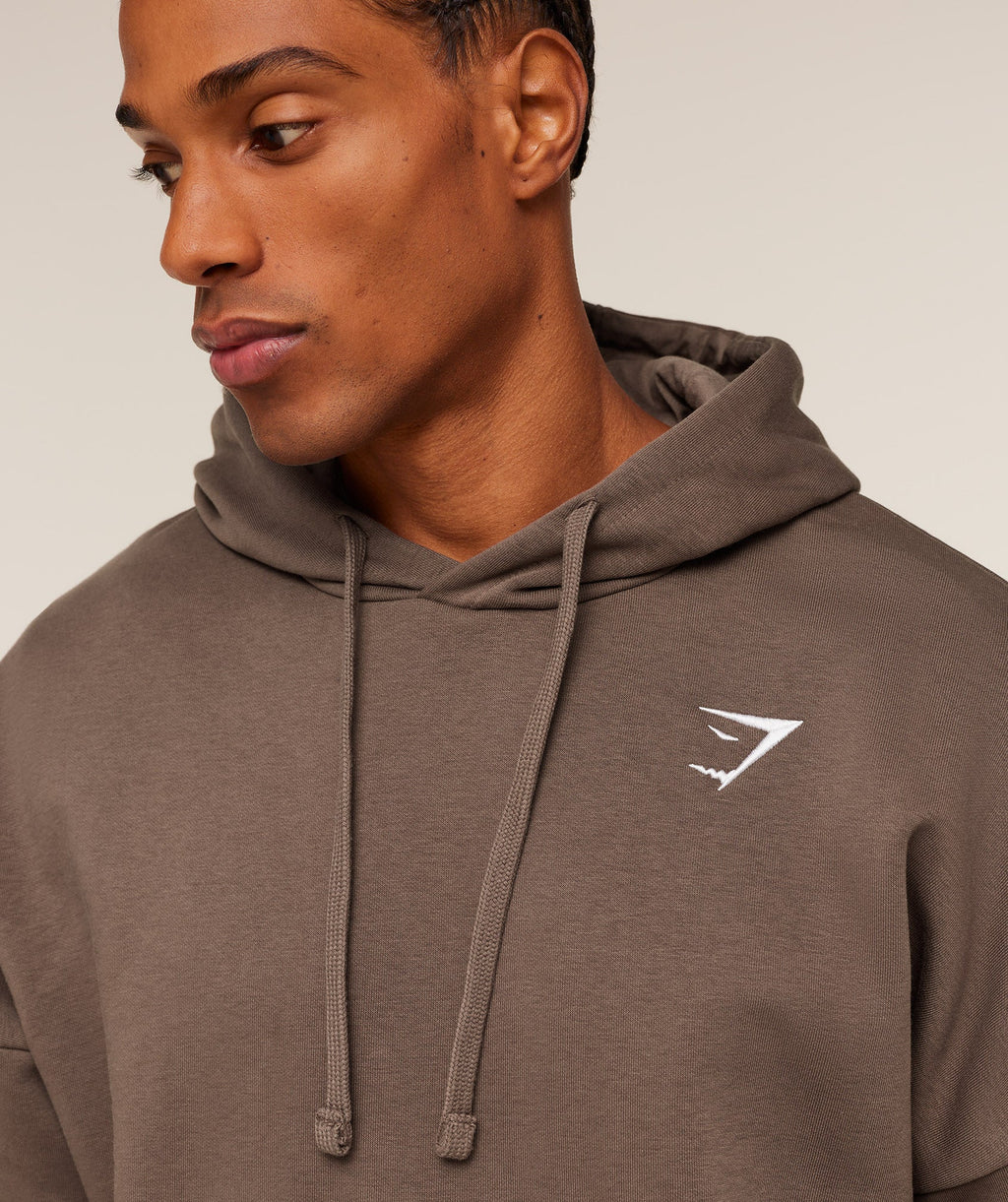Crest Oversized Hoodie - Soft Brown — imagem 5