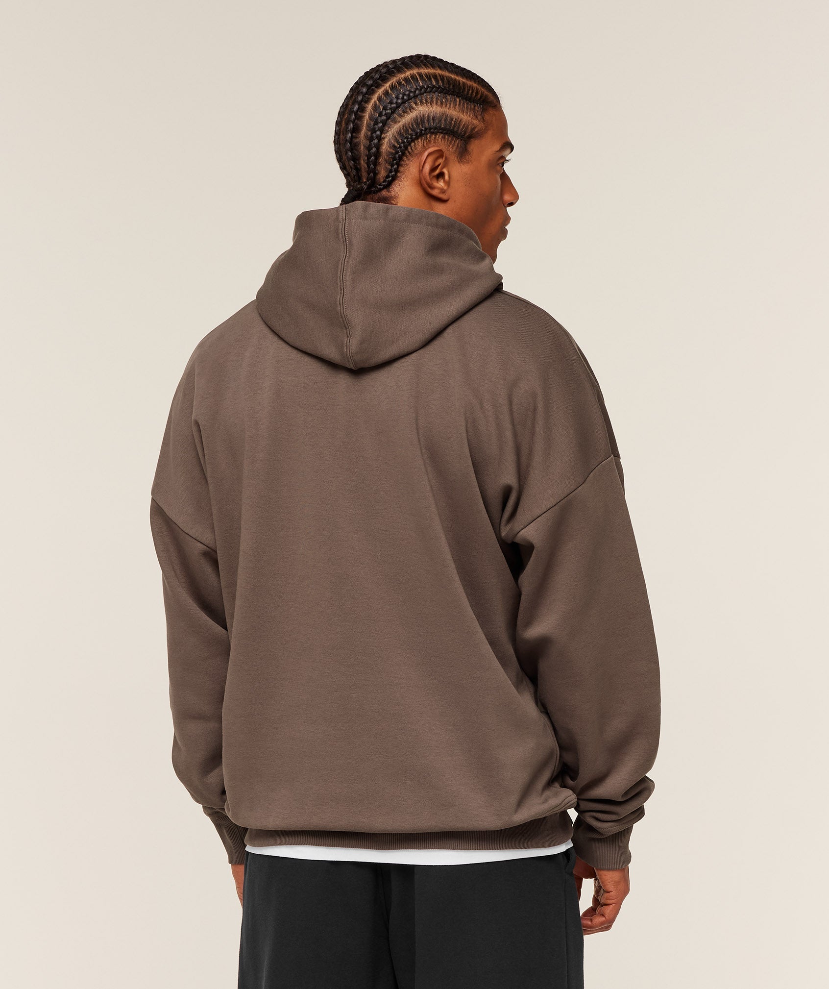 Crest Oversized Hoodie - Soft Brown — imagem 2