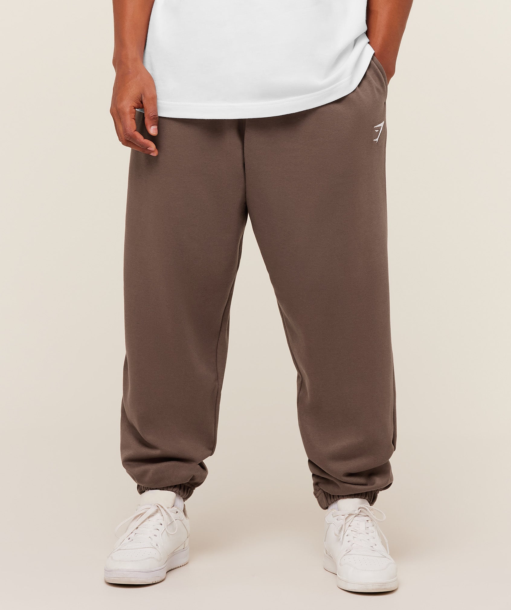 Crest Oversized Joggers - Soft Brown — imagem 1