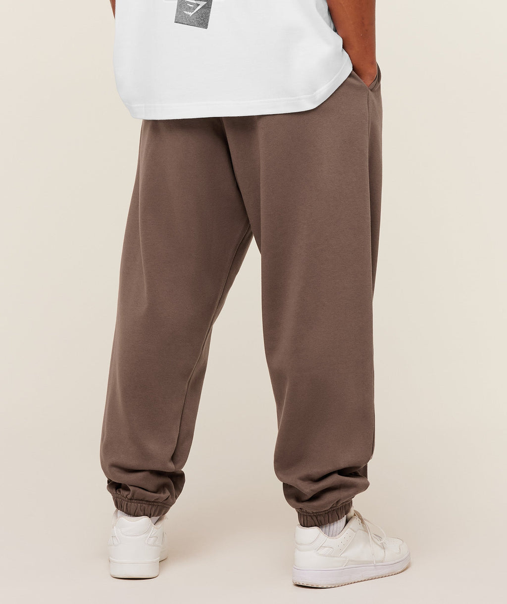 Crest Oversized Joggers - Soft Brown — imagem 2