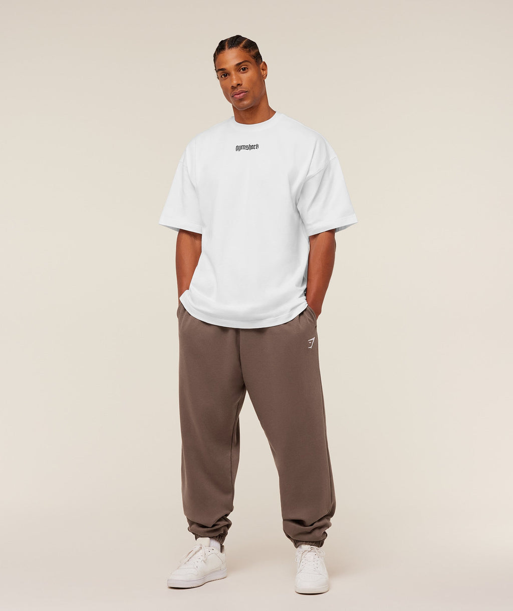 Crest Oversized Joggers - Soft Brown — imagem 4