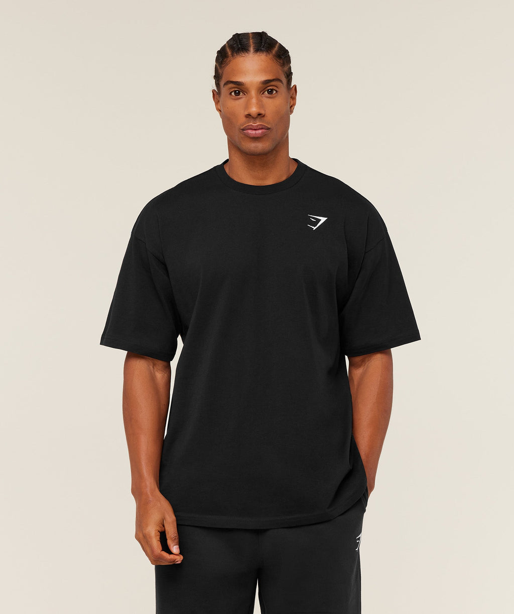 Crest Oversized T-Shirt - GS Black — imagem 3