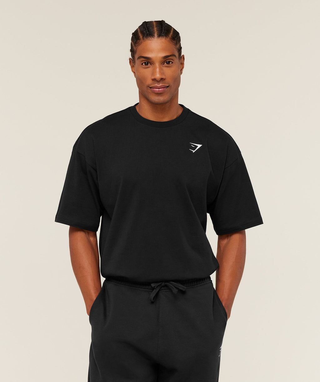 Crest Oversized T-Shirt - GS Black — imagem 1
